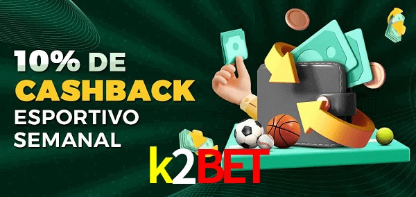 10% de bônus de cashback na k2bet